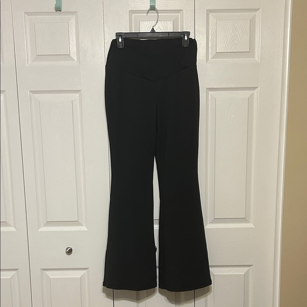 SHEIN Black Women's Flare Leggings